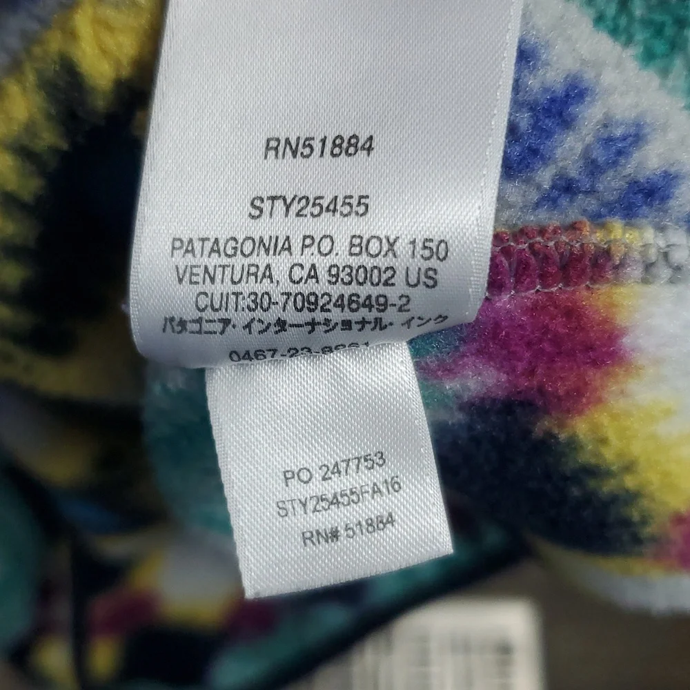 Patagonia Timber Twist Aztec Fleece XS T snap - Picture 6 of 9